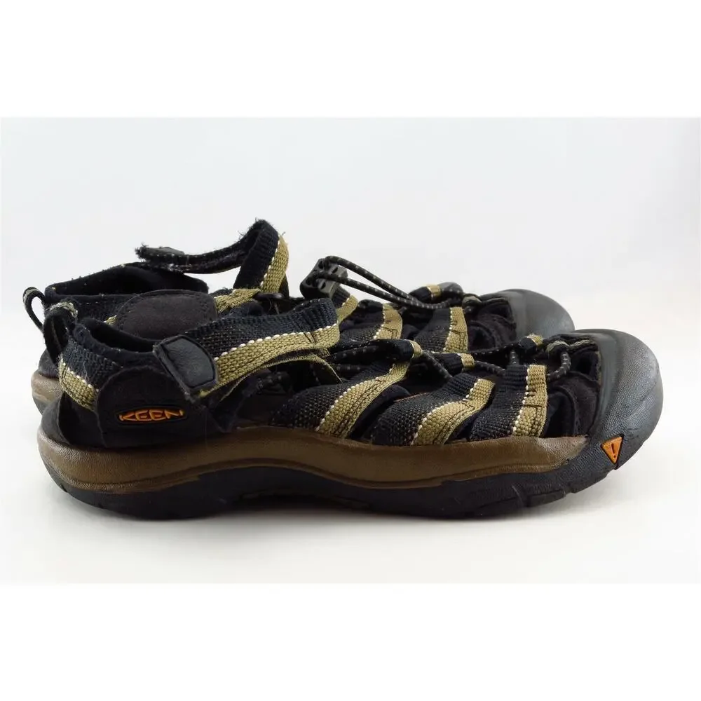 KEEN Black Fabric Sandals Boys‎ Shoes Size 1 M